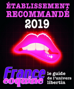 etablissement recommandé par France Coquine 2019